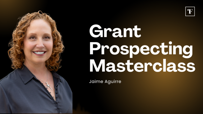 Grant Prospecting Masterclass